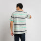 MATSUDA T Shirt Pria Kaos Stripe Motosu Grey