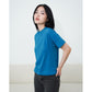 Matsuda Kaos Polos Wanita Cotton T Shirt Loose Fit Elodie F BLUE