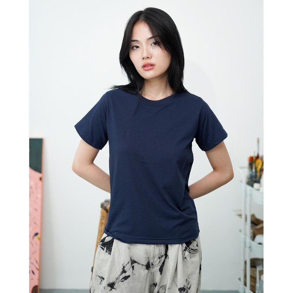 MATSUDA Kaos Wanita T Shirt Katun Zella I BLUE