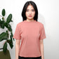 Matsuda Kaos Polos Wanita Cotton T Shirt Loose Fit Elodie CANYON CLAY