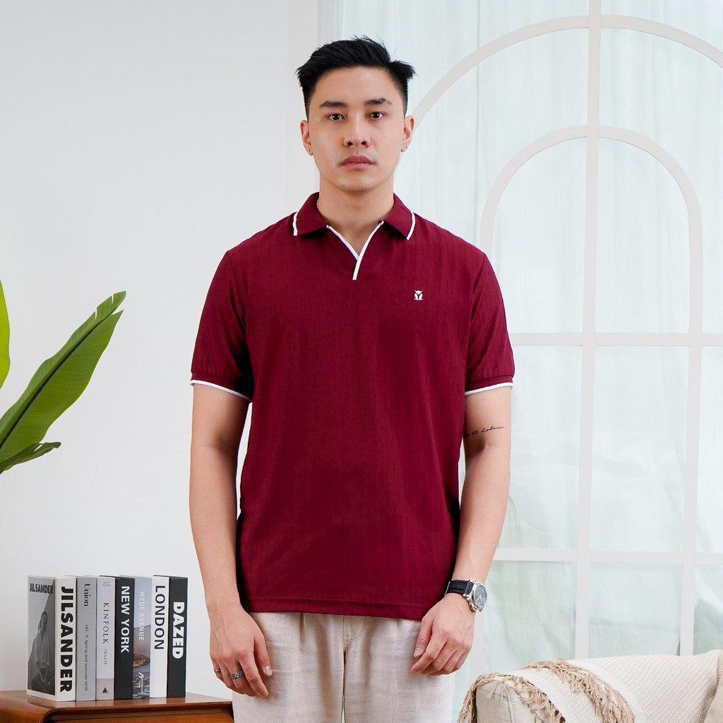 MATSUDA Kaos Polo Shirt Pria Kerah Takizawa