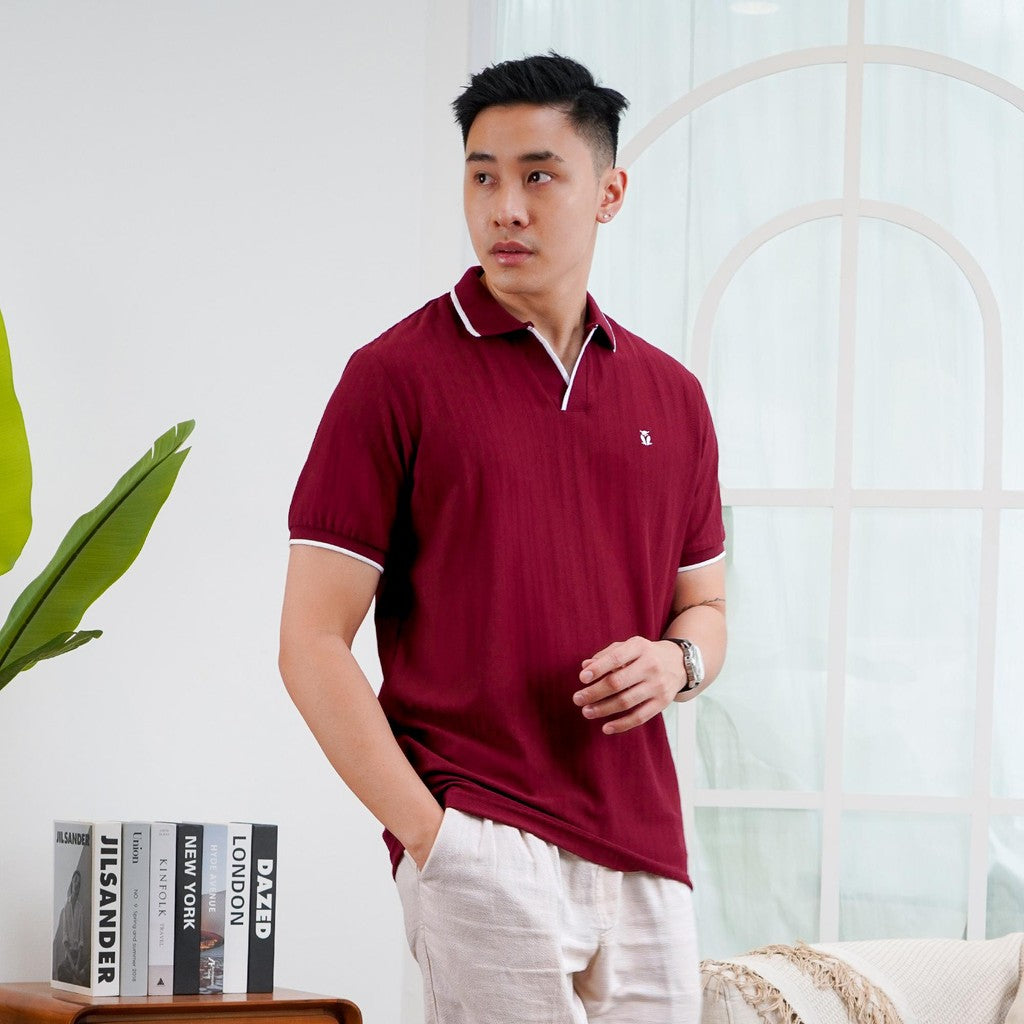 MATSUDA Kaos Polo Shirt Pria Kerah Takizawa