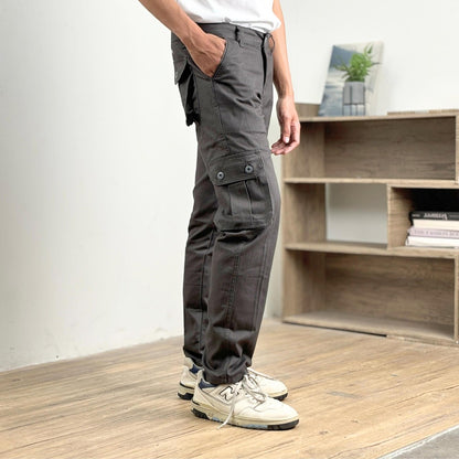 Matsuda Celana Panjang Cargo Pria Hayashi DARK GREY
