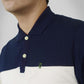 MATSUDA Baju Kaos Polo Shirt Dewasa Stripe Pria Kerah Katun Yukuhashi Navy