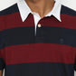 Matsuda Kaos Polo Shirt Rugby Pria Noshiro Navy Burgundy