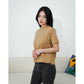 Matsuda Kaos Polos Wanita Cotton T Shirt Loose Fit Elodie ICE COFFEE