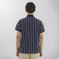MATSUDA Baju Kaos Polo Shirt Dewasa Stripe Pria Kerah Katun Otawara Navy