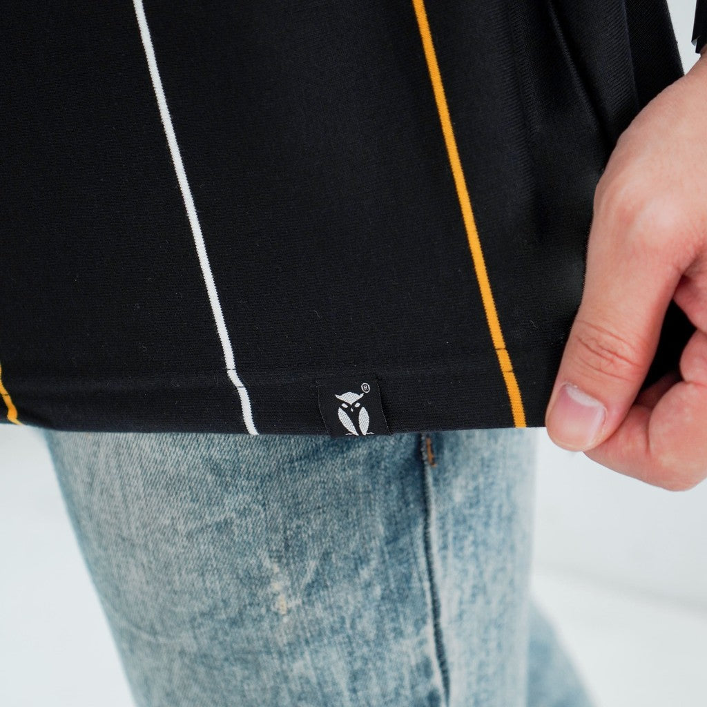 MATSUDA Kaos Oversize Stripe Togane Black