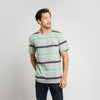 MATSUDA T Shirt Pria Kaos Stripe Motosu Grey