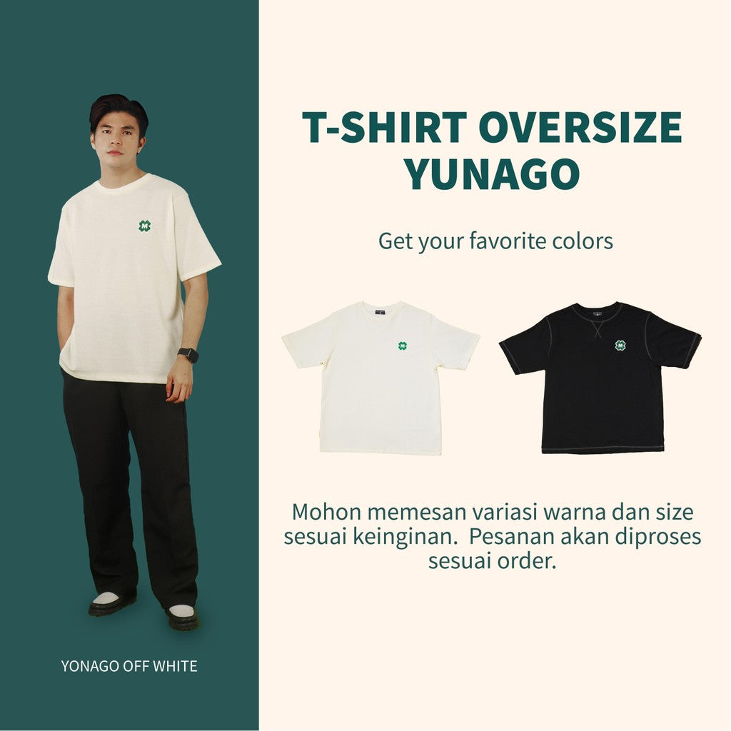 MATSUDA Kaos Pria Oversize Yonago OffWhite