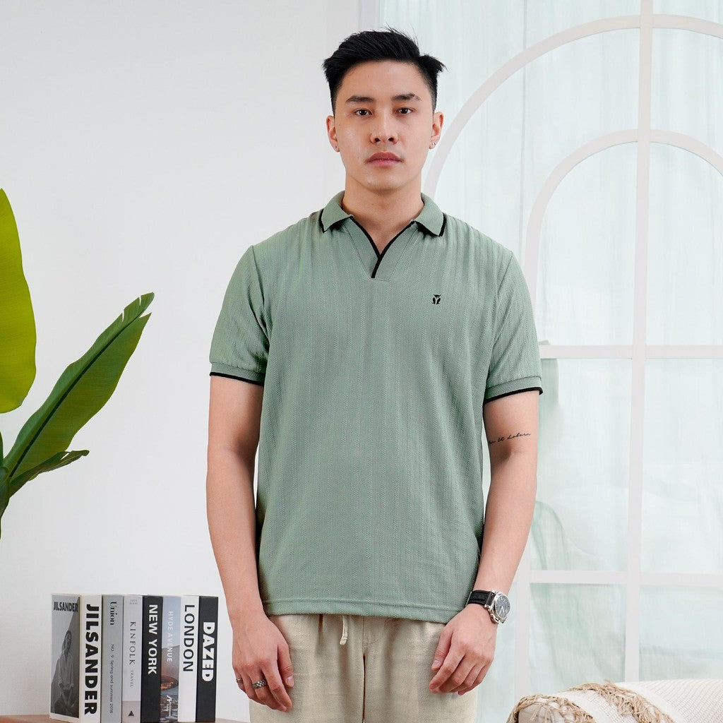 MATSUDA Kaos Polo Shirt Pria Kerah Takizawa