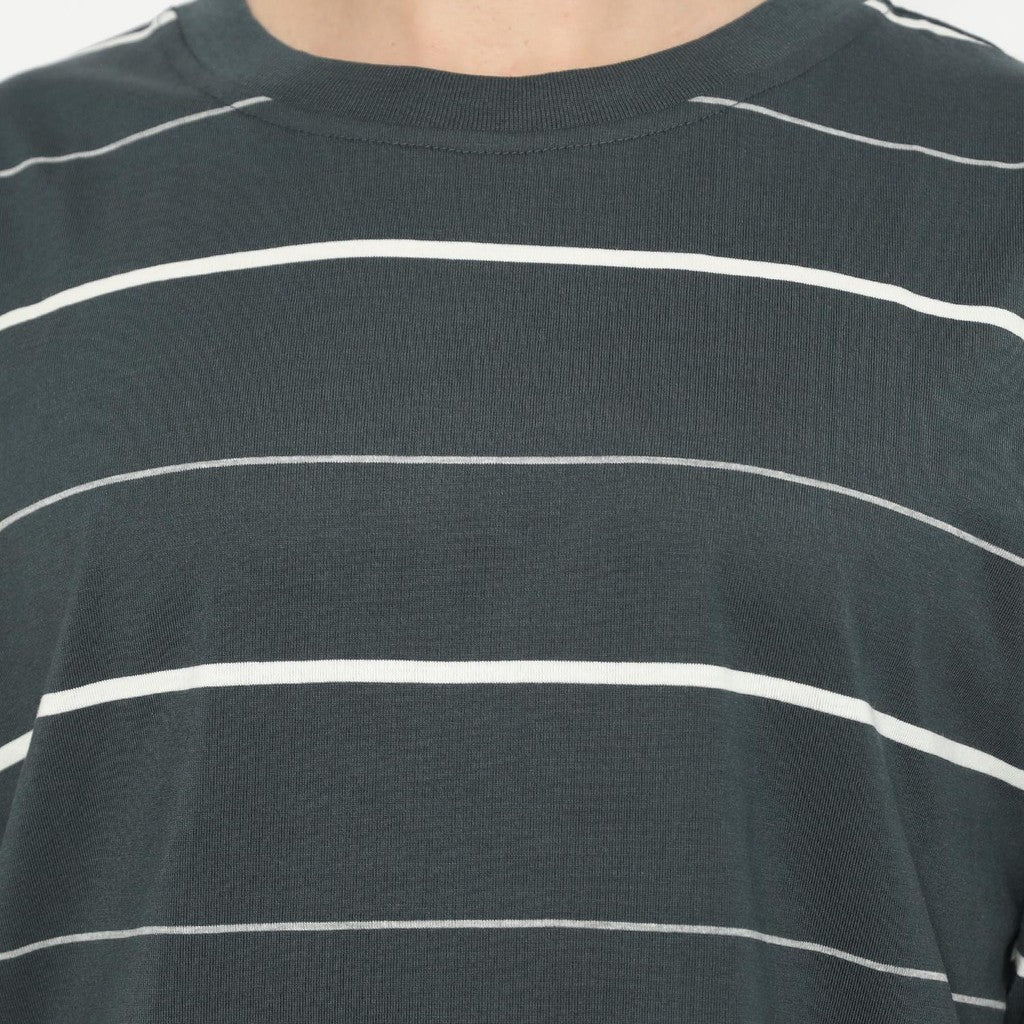 MATSUDA Kaos Oversize Stripe Nerima DK Slate