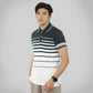 MATSUDA Baju Kaos Polo Shirt Dewasa Stripe Pria Kerah Katun Shinagawa DK Slate
