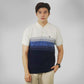 MATSUDA Baju Kaos Polo Shirt Dewasa Stripe Pria Kerah Katun Uji OffWhite