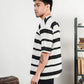 MATSUDA Kaos Oversize Stripe T shirt Narashino Black