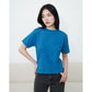 Matsuda Kaos Polos Wanita Cotton T Shirt Loose Fit Elodie F BLUE