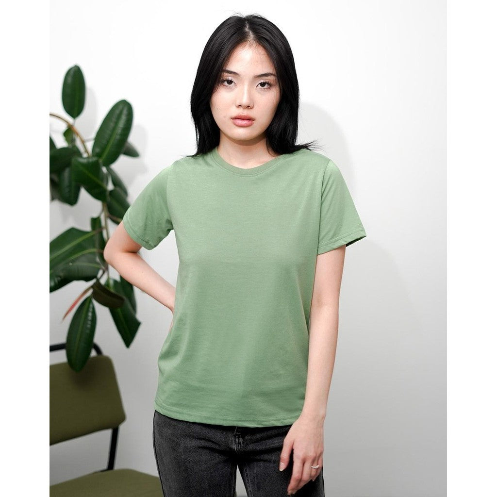 MATSUDA Kaos Wanita T Shirt Katun Zella MISTLE TOE