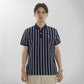 MATSUDA Baju Kaos Polo Shirt Dewasa Stripe Pria Kerah Katun Otawara Navy