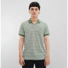 MATSUDA Baju Kaos Polo Shirt Dewasa Stripe Pria Kerah Katun Zama H.Green