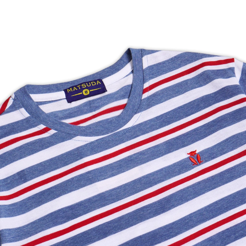 Matsuda baju kaos anak laki laki katun umur 2-12 Binx Blue Shadow