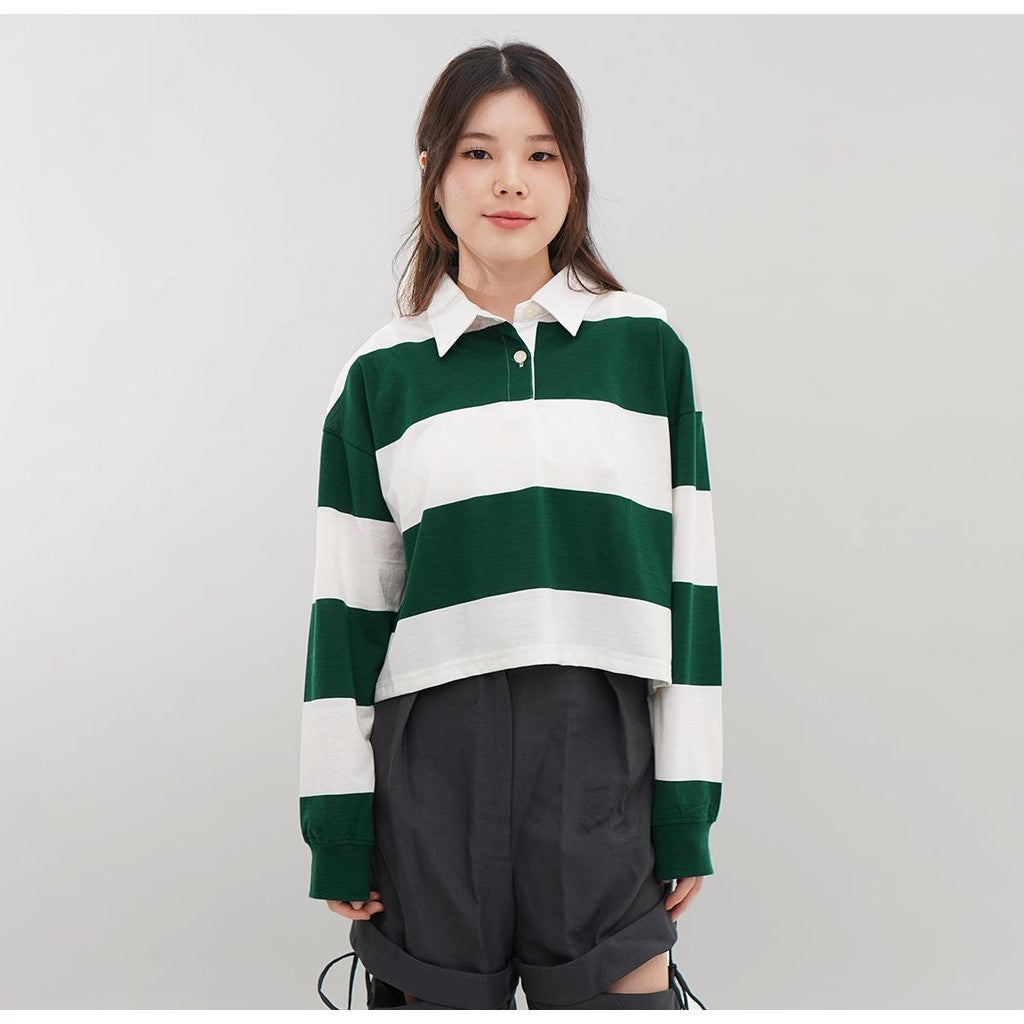Matsuda Polo Rugby Crop top katun Emika