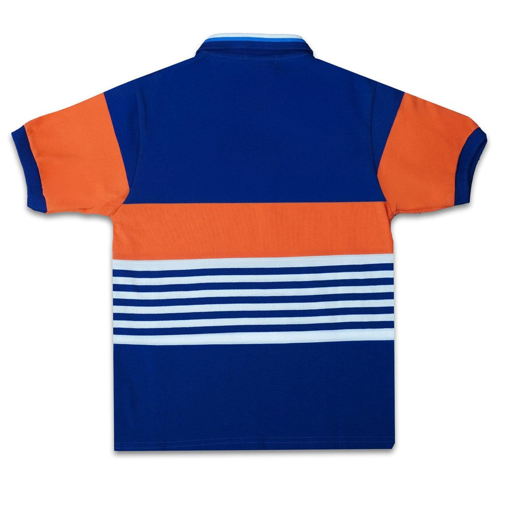 Matsuda baju kaos polo anak laki laki katun umur 2-12 Bernard orange