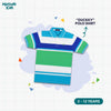 Matsuda baju kaos polo anak laki laki katun umur 2-12 Duckky Turquise