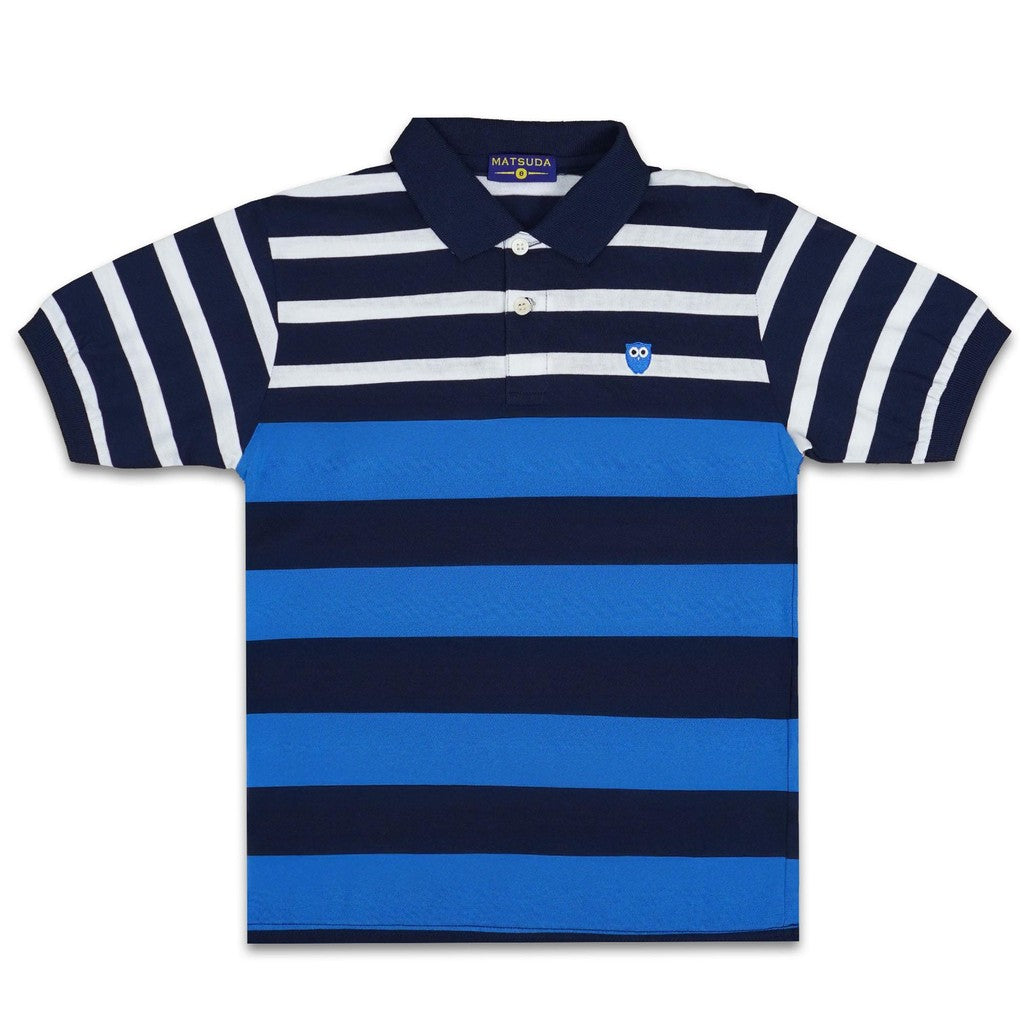 Matsuda baju kaos polo anak laki laki katun umur 2-12 Simba Navy