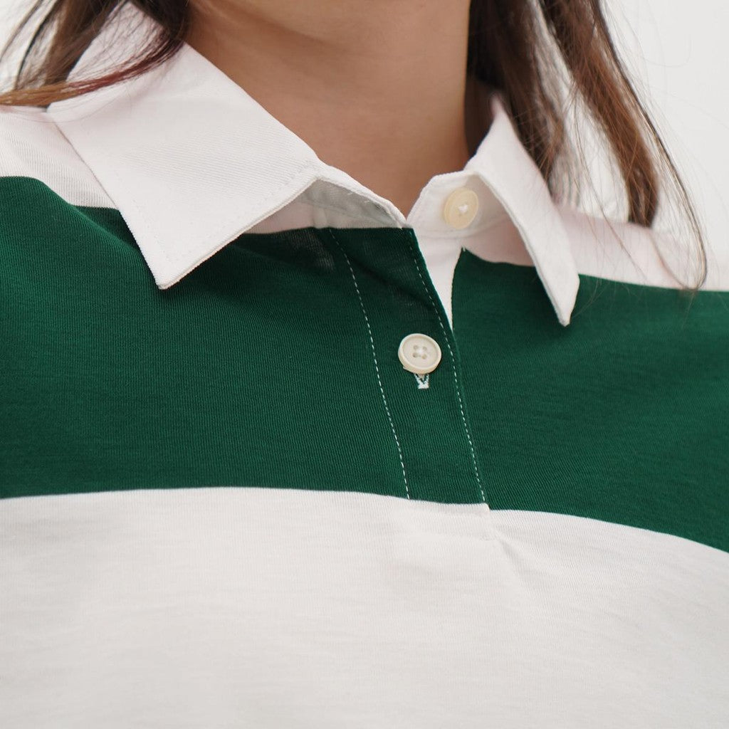 Matsuda Polo Rugby Crop top katun Emika