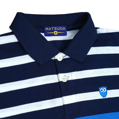 Matsuda baju kaos polo anak laki laki katun umur 2-12 Simba Navy