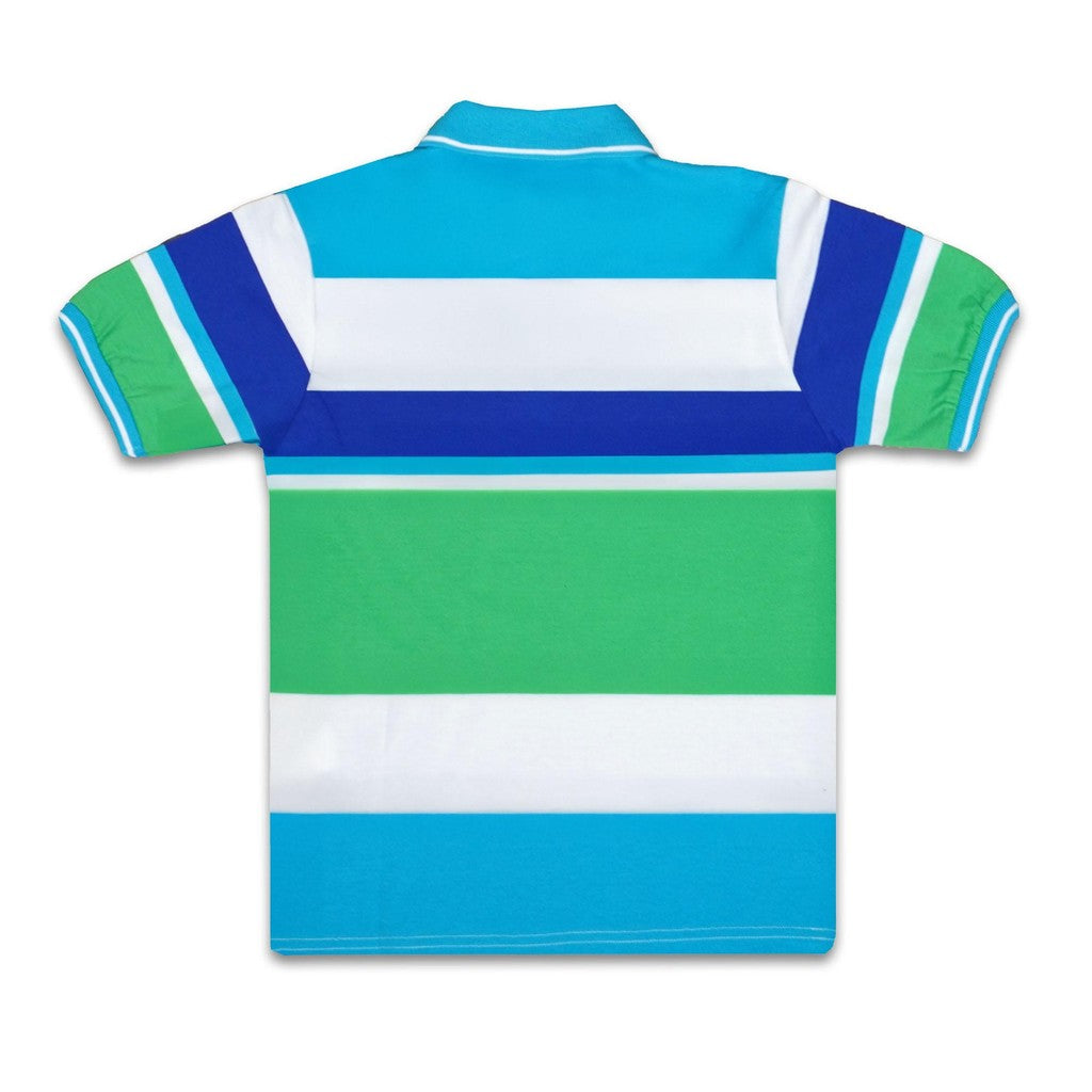 Matsuda baju kaos polo anak laki laki katun umur 2-12 Duckky Turquise