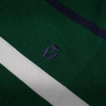 Matsuda Kaos Polo Shirt Pria Dewasa Stripe Tatsuno Green