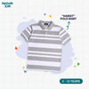 Matsuda baju kaos polo anak laki laki katun umur 2-12 Harist Grey