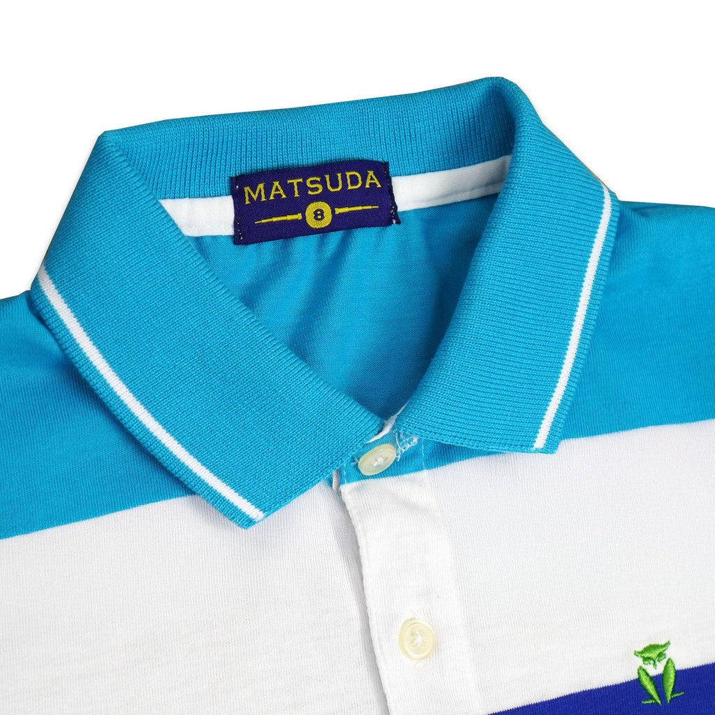 Matsuda baju kaos polo anak laki laki katun umur 2-12 Duckky Turquise