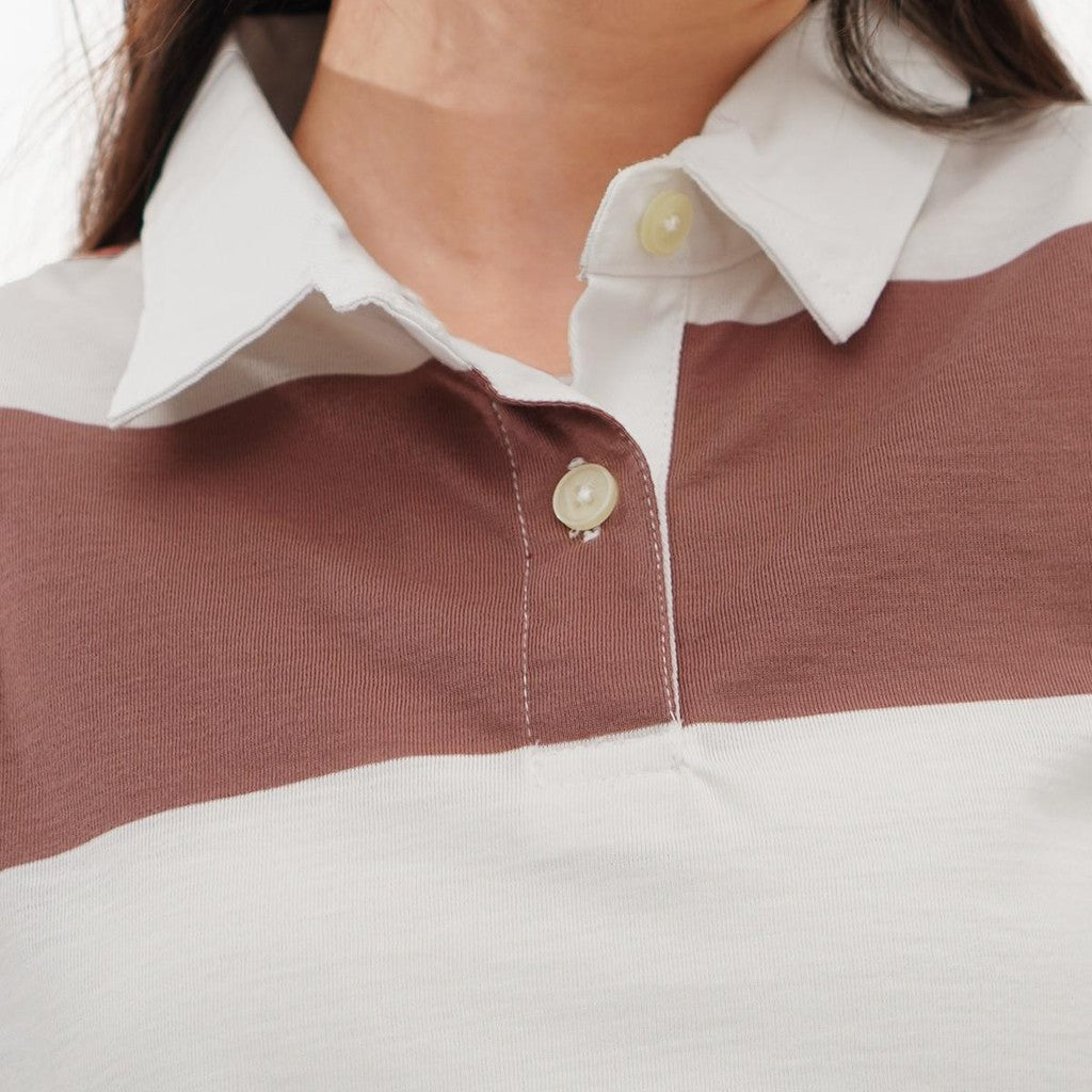 Matsuda Polo Rugby Crop top katun Emika