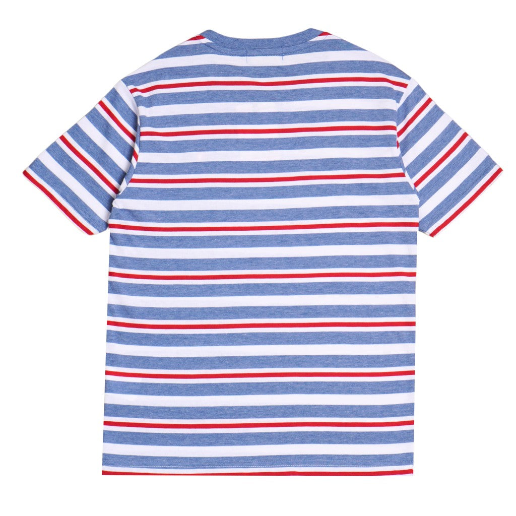 Matsuda baju kaos anak laki laki katun umur 2-12 Binx Blue Shadow