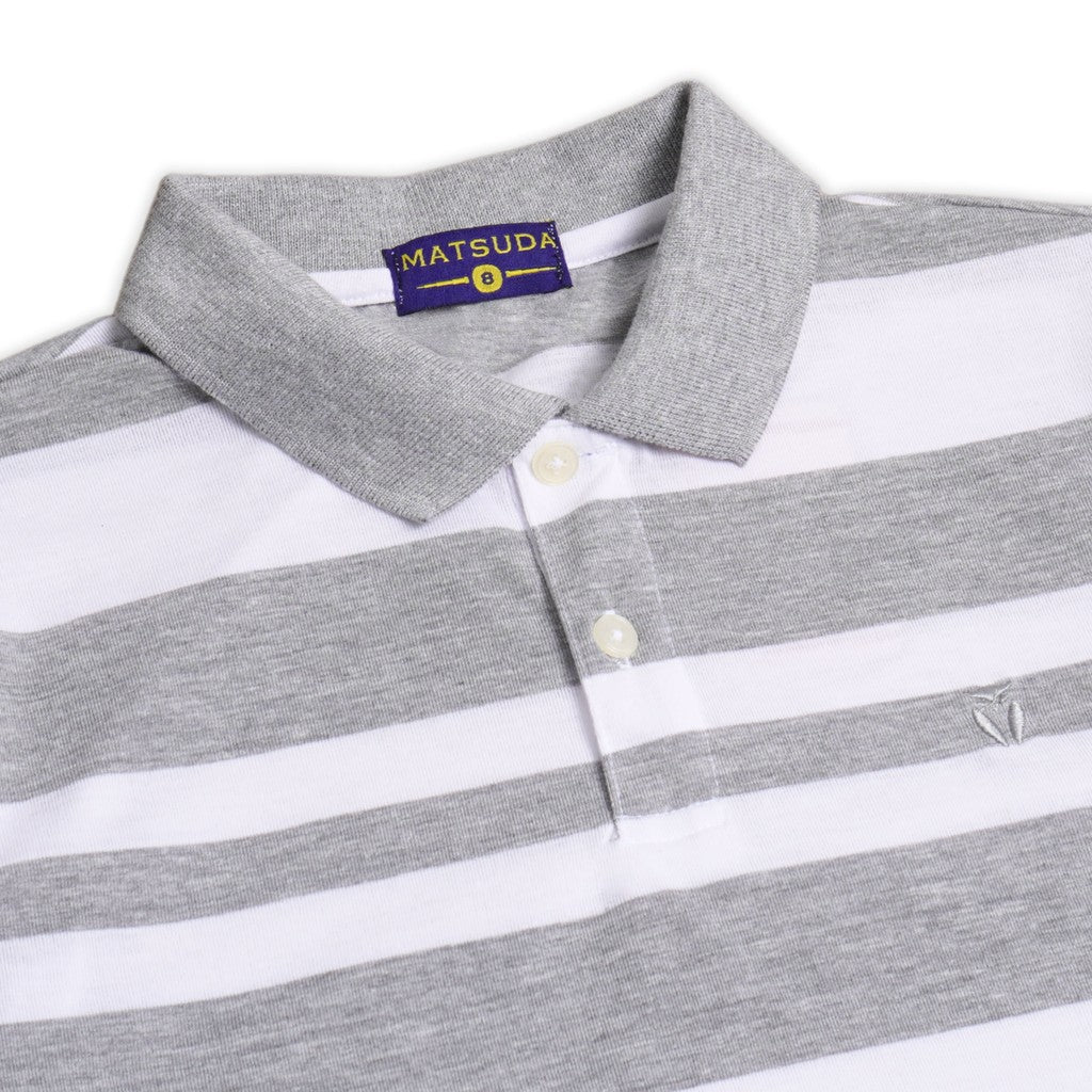 Matsuda baju kaos polo anak laki laki katun umur 2-12 Harist Grey