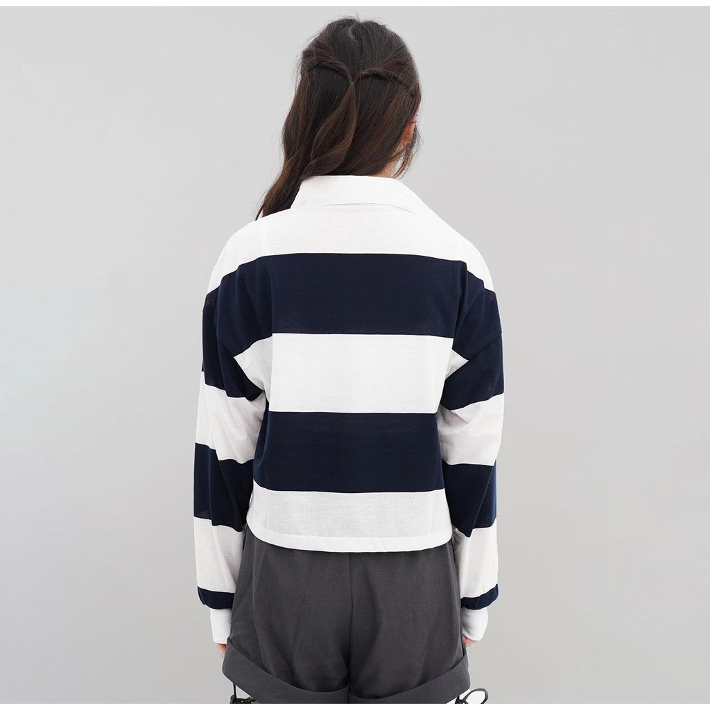 Matsuda Polo Rugby Crop top katun Emika