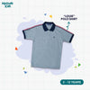 Matsuda baju kaos polo anak laki laki katun umur 2-12 Louie Grey