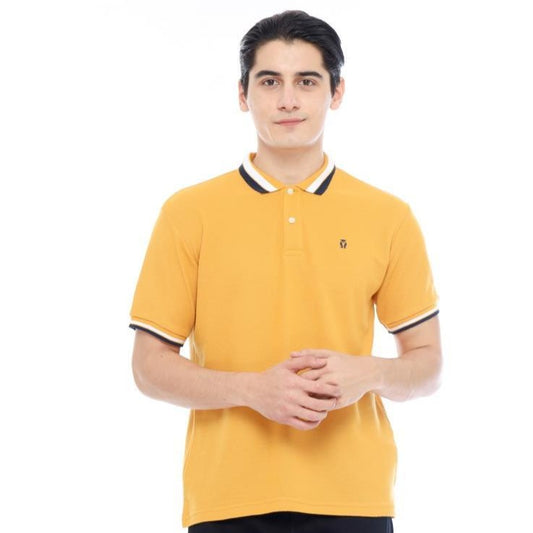 MATSUDA Kaos Polo Shirt Pria Kerah Moriyama Gold