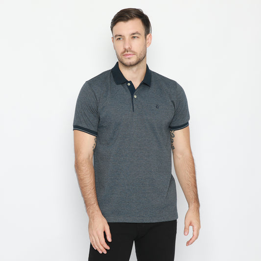 MATSUDA Kaos Polo Shirt Pria Kerah Akikata Black